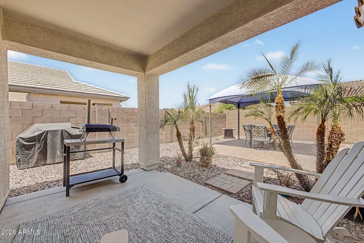 Covered patio