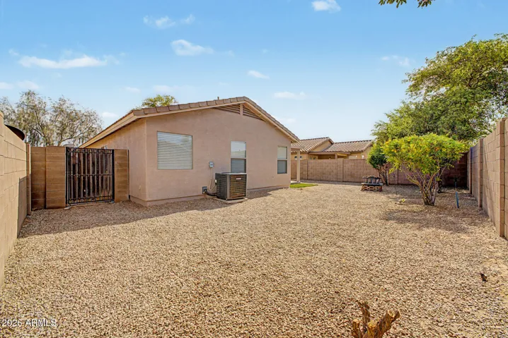 Huge spacious backyard for your imagination and taste.