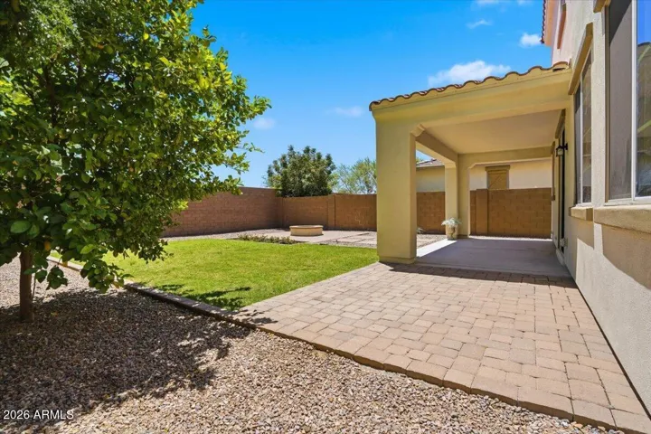 Extended Patio with Pavers