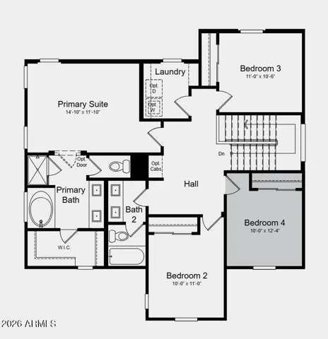 Additional Highlights Include: gas stainless steel free-standing range, 36" cabinets with crown molding, quartz countertop, and tile downstairs.