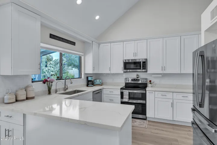 Remodeled kitchen