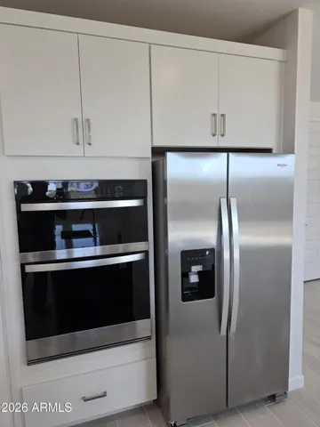 Lot 39 Wall Mounted Oven, Microwave, Fridge