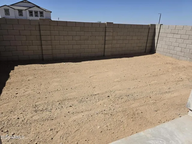 Lot 39 Backyard View (Pre-Landscape)