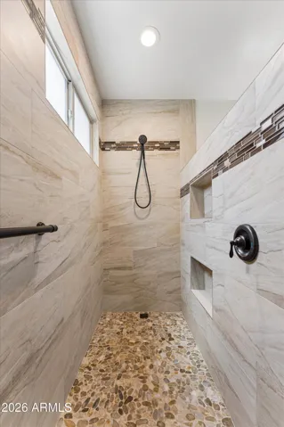 Large walk-in shower
