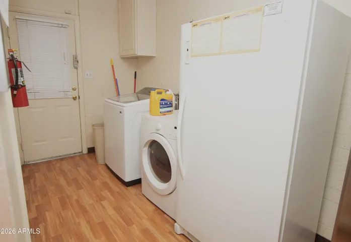 and spare fridge just off of the Kitchen