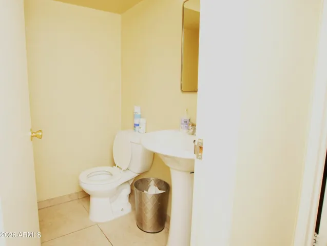 Half bath by offices