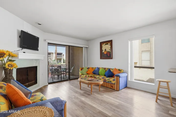 Bright and airy. Condo faces north south and gets lots of light, but no direct sun in the afternoons.