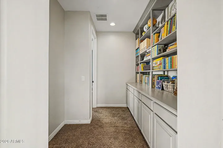 Custom built ins between bedrooms