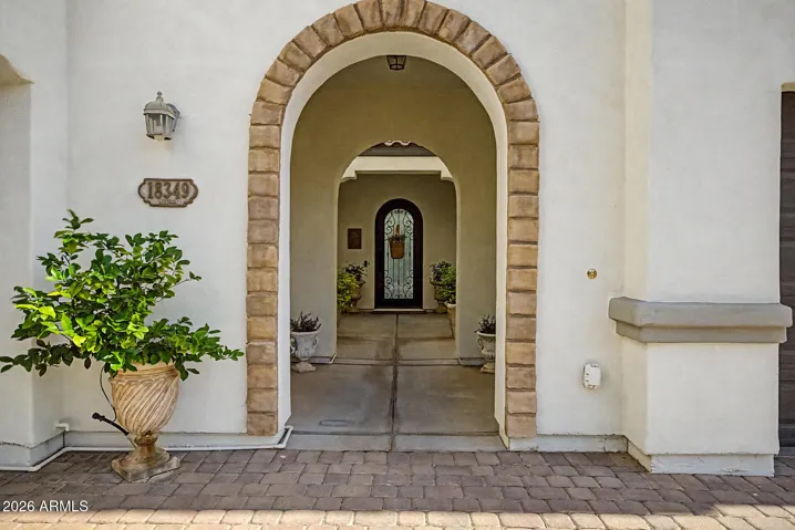 Front courtyard entry