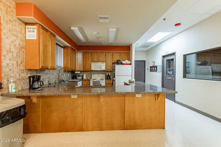 There's a kitchen in the community center for the gatherings