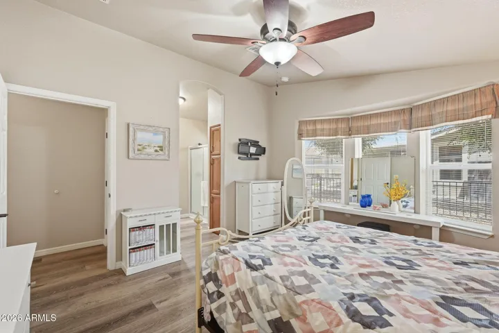 The bay window gives you more space.