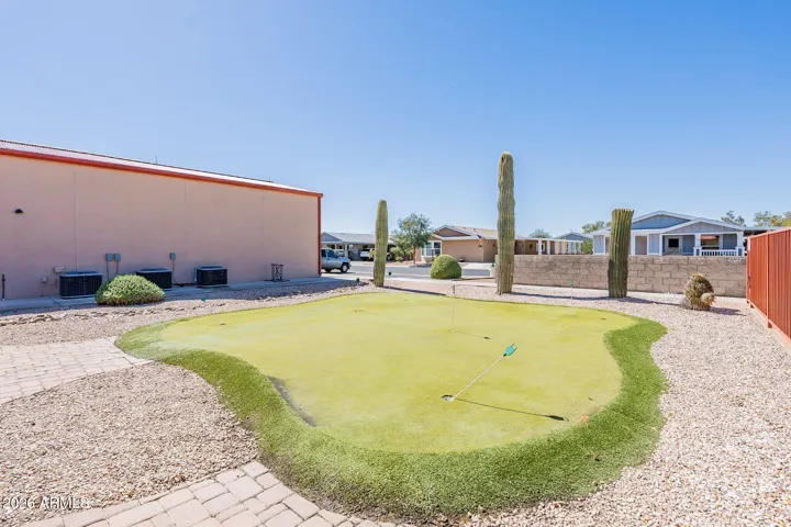 Practice your putting on the putting green