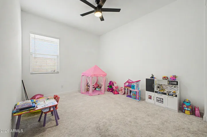 Bedroom 2 w/ ceiling fan
