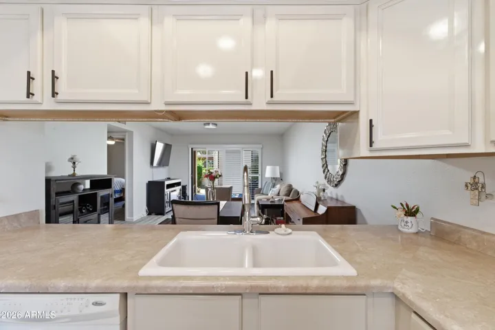 Newly painted cabinets