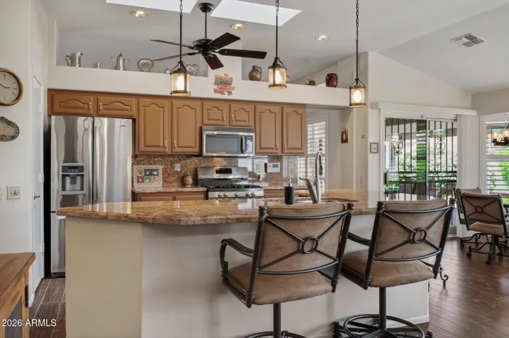 Enjoy a casual meal at the breakfast bar.