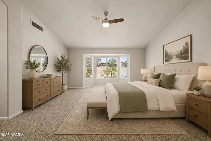 Virtually Staged - Great Primary Suite