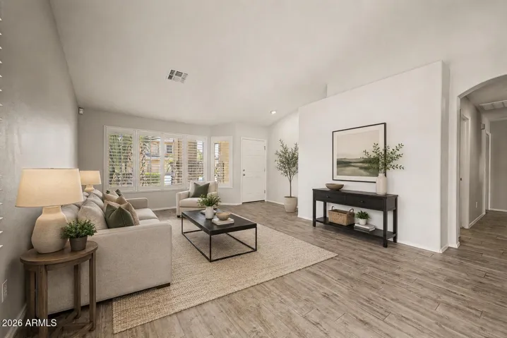 Front living room - Virtually staged