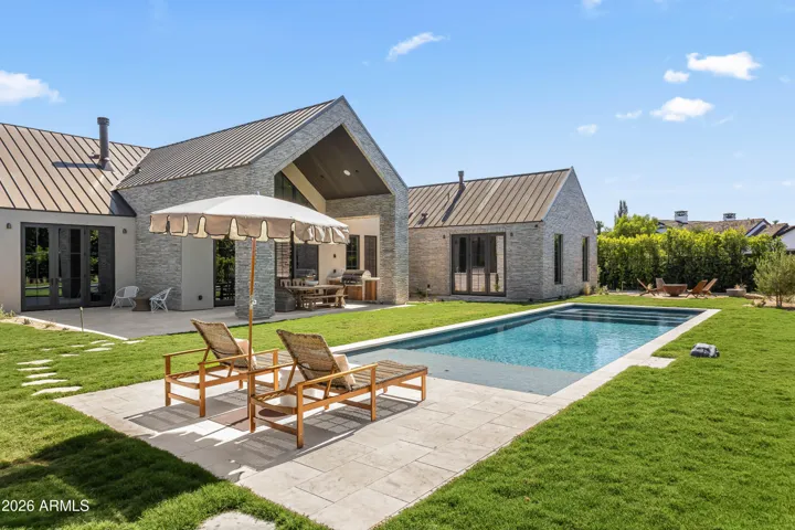 Exterior + Custom Heated Pool and Spa