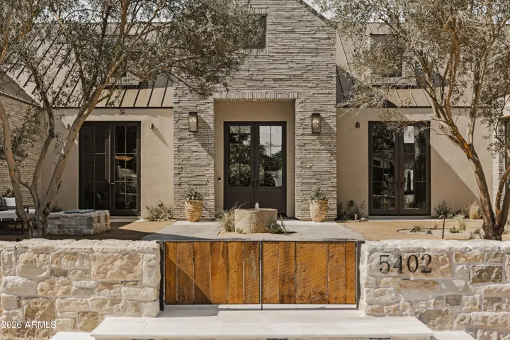 Gated Front Courtyard