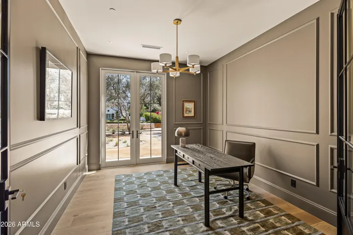 Office with Hidden Safe Room and Private Entry