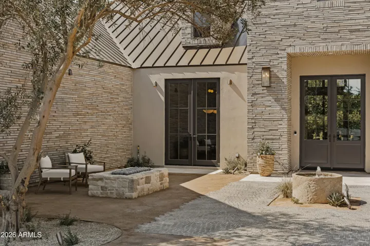 Front Courtyard + Fountain