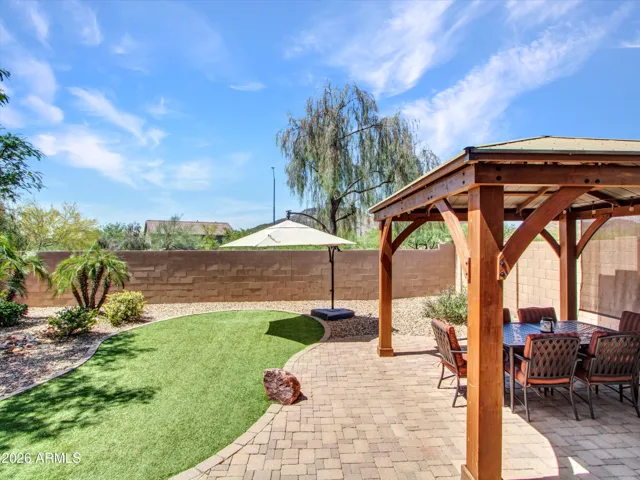 Extended Pavers, Turf and Mountain Views