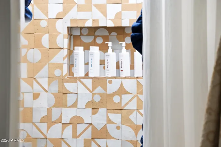Primary Shower redefined with Moroccan tile