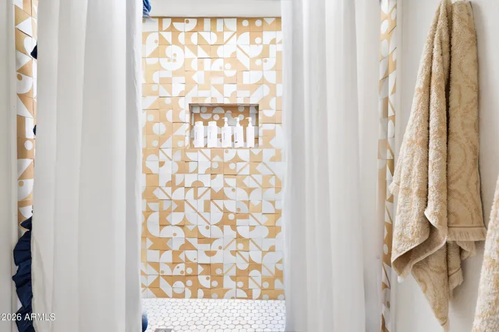Primary Shower redefined with Moroccan tile