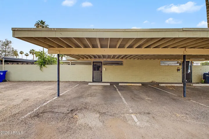 walk right into your property from your 2 parking spaces!