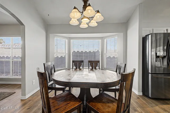 Flooded with natural light!