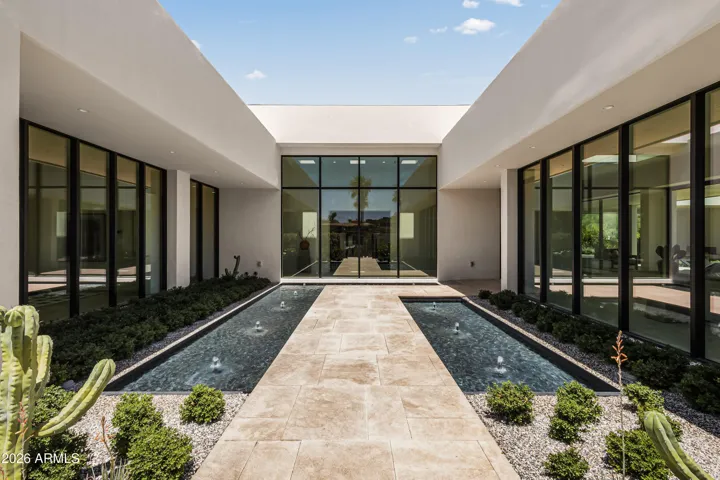 Privately Gated Front Courtyard