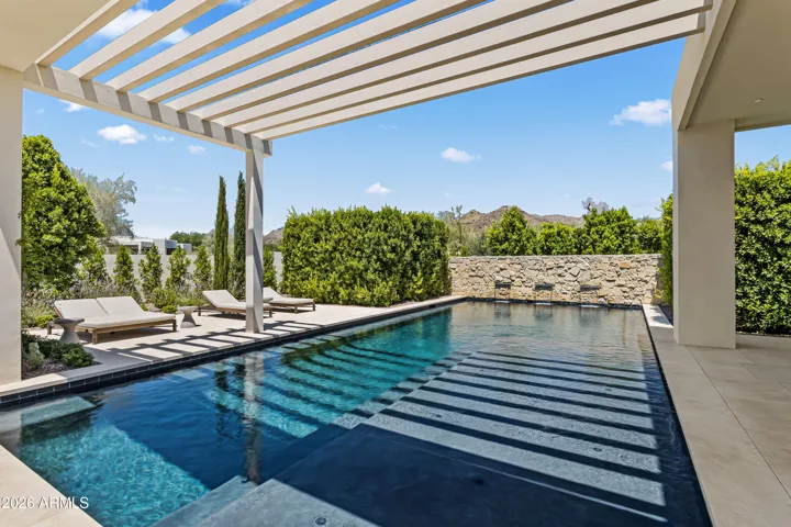 Custom Pool with Ramada