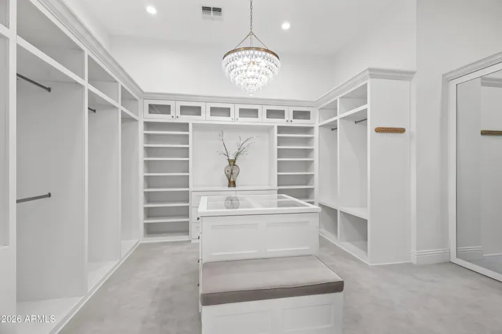 Walk-in custom closet
