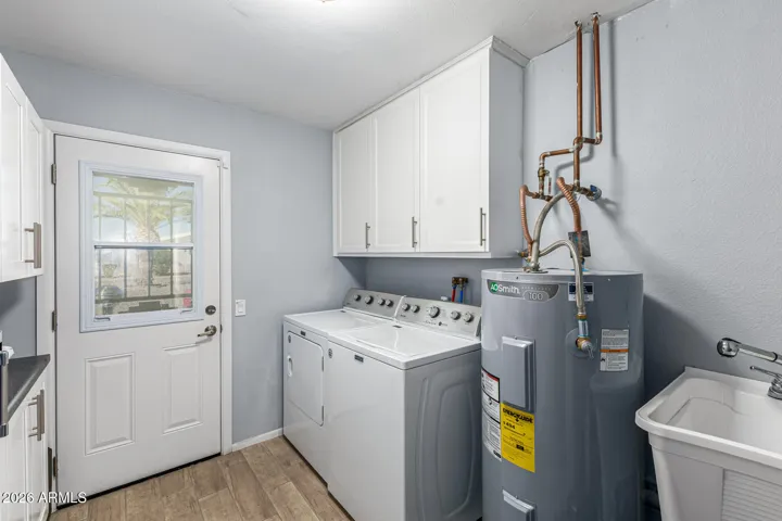 Laundry room. Shared with Casita via a secure hallway between main home and casita