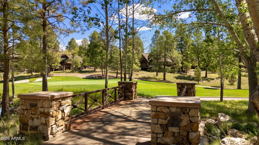 located near hole 15 green and creek