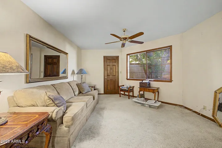 Potential 3rd bedroom with closet, just add a door.