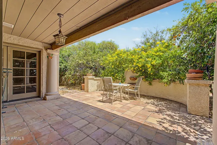 Large Private Covered Patio