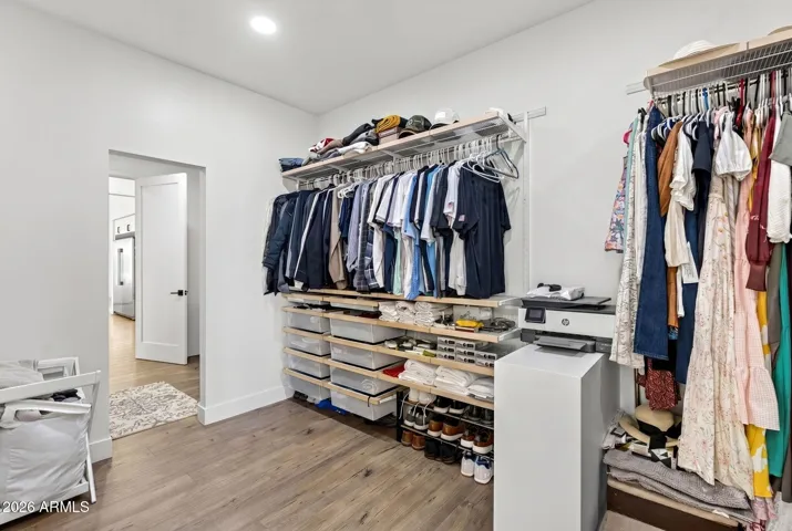 HUGE master closet