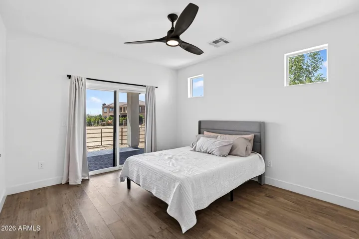 Guest casita bedroom