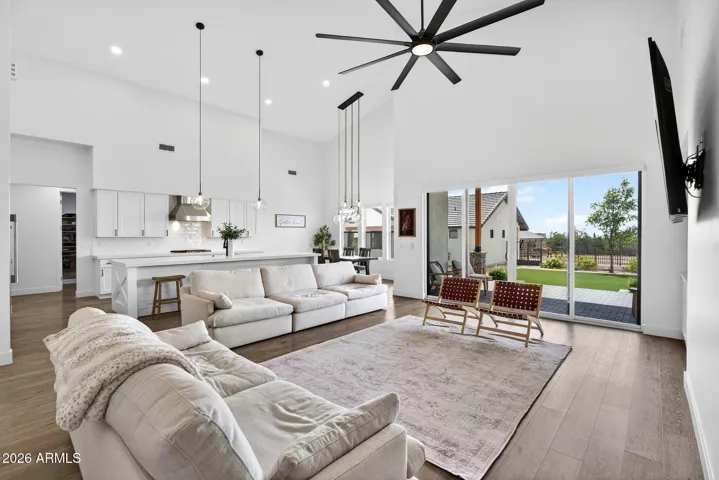 Open concept floor plan