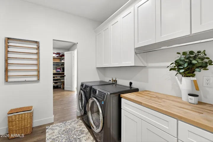 Oversized laundry room with tons of storage