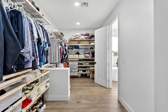 Master closet