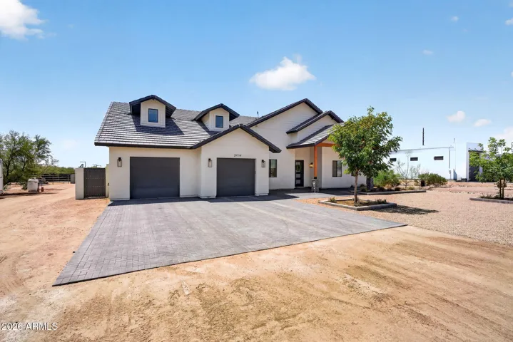 Front of home with landscaping