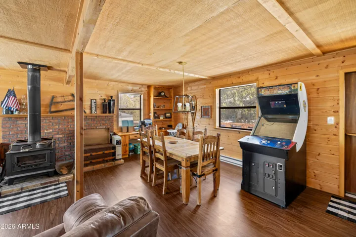 Cozy gathering space with rustic charm.