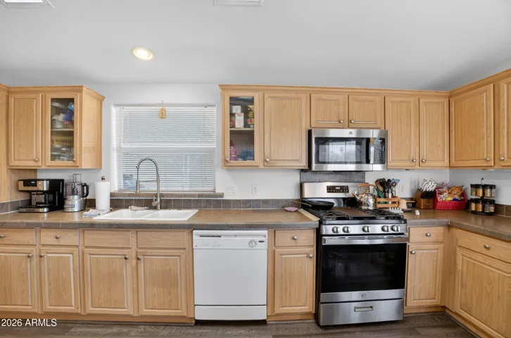HUGE Kitchen, lots of cabinets and countertop space!