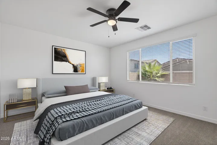 This photo shows virtual staging added