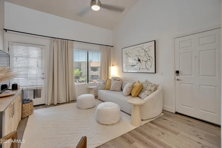 Vaulted Ceilings and updated lighting throughout