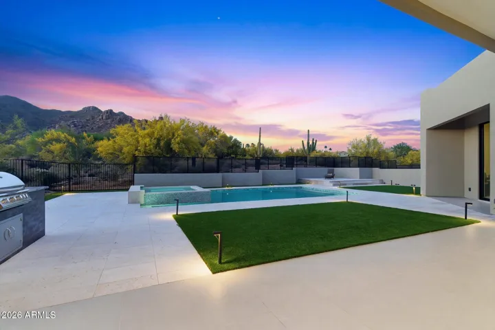 Turf area off patio