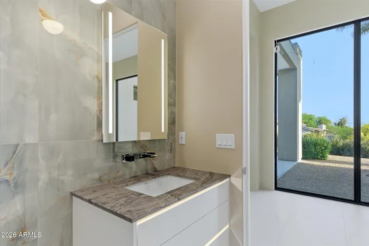 Hall Powder room