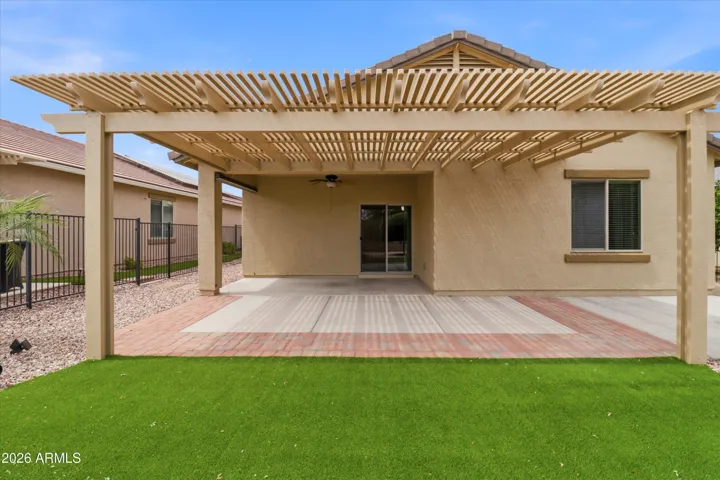 Rear Patio extension & Turf